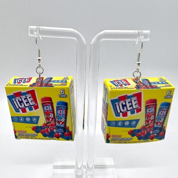 Icee Earrings - Push Pops Popsicle Boxes - Mini Brands Earrings - Food Earrings - Picture 1 of 5